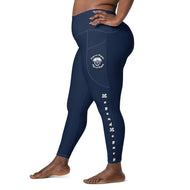 Navy Blue Leggings with pockets