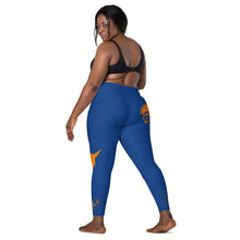 Load image into Gallery viewer, Blue &amp; Orange Legend Legacy Leggings with pockets
