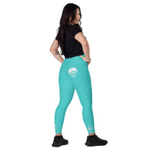 Load image into Gallery viewer, Onsite Legend Legacy Sea Green Leggings with pockets
