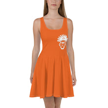 Load image into Gallery viewer, Legend Legacy Orange Skater Dress

