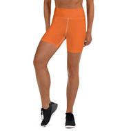 Legend Legacy Orange Yoga Shorts