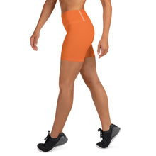 Load image into Gallery viewer, Legend Legacy Orange Yoga Shorts
