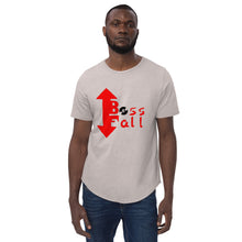 Load image into Gallery viewer, Boss Up/Fall Down Men's Curved T-Shirt
