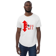 Boss Up/Fall Down Men's Curved T-Shirt