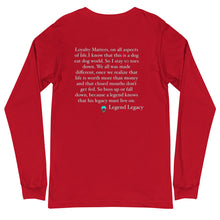 Load image into Gallery viewer, Legend Legacy Unisex Long Sleeve Tee
